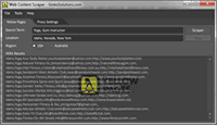 Web Contact Scraper